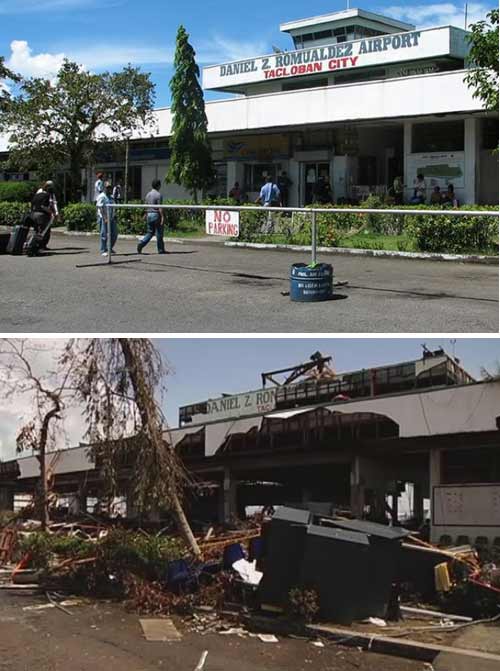 So hình ảnh trước và sau siêu bão ở Philippines - 2