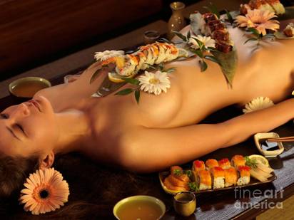 Chiêm ngưỡng nghệ thuật sushi Nhật Bản khoả thân (Nyotaimori) 2