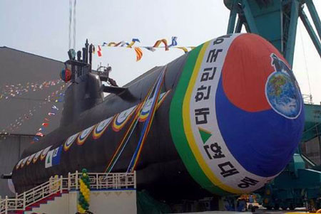 Tàu ngầm kiểu 214 của công ty HDW - Đức trong biên chế hải quân Hàn Quốc
